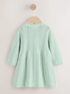 Next vert - Robe bébé en maille (0mois à2ans) New