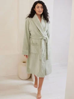 Chelsea Peers Vert - Robe de chambre 100% coton éponge Discount