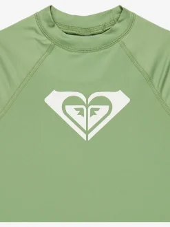 Roxy Vert - Girls Wholehearted à logo à manches courtes Outlet