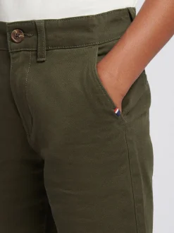 U.S. Polo Assn - Short chino classique US Polo Assn Vert Discount
