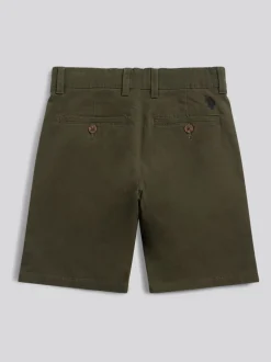 U.S. Polo Assn - Short chino classique US Polo Assn Vert Discount