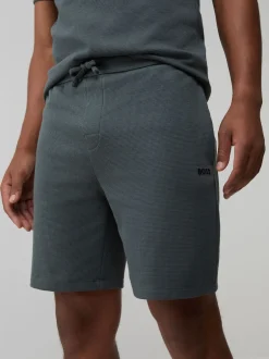 BOSS - Short gaufré Vert Discount