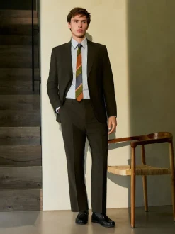 Next Vert - Slim Fit (Slim Fit) - Veste de costume Coupe ajustée Motion Flex Mélange en laine Clearance