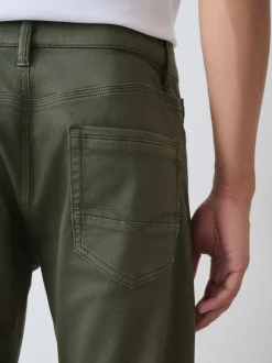 Next - Slim Fit (Slim Fit) - Jeans stretch de confort Vert Sale