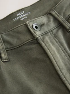 Next - Slim Fit (Slim Fit) - Jeans stretch de confort Vert Sale