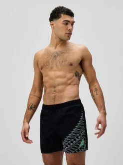 Speedo Vert - Medley Logo 16" Short d'eau Hot