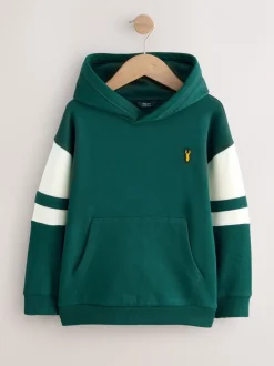 Next Vert - Sweat à capuche color block (3-16 ans) Discount