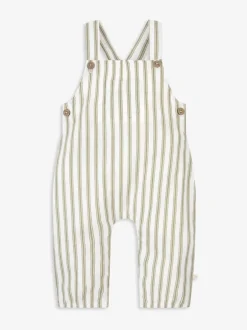 The Little Tailor Vert - Ensemble salopette et t-shirt tissé bébé Best