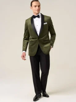 Skopes Vert - Veste Paso habillée en velours Outlet