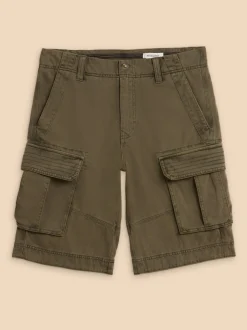White Stuff Vert - 100% Cotton Halsall Cargo Shorts New