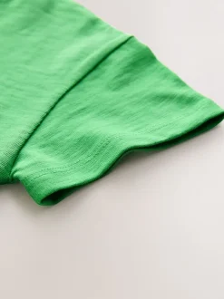 Next Vert arc-en-ciel - T-shirt brodé à manches courtes (3mois à7ans) New