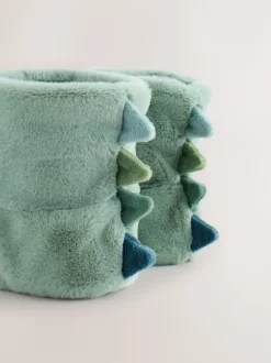 Next Vert avec dinosaure - Chaussettes chaussons souples Online