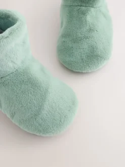 Next Vert avec dinosaure - Chaussettes chaussons souples Online