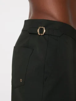 Reiss Vert bouteille - Short de bain Sun avec pattes d'ajustement sur les côtés Clearance