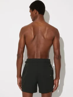 Reiss Vert bouteille - Short de bain Sun avec pattes d'ajustement sur les côtés Clearance