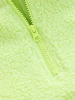 Next Vert citron - Veste Active Borg à capuche Online