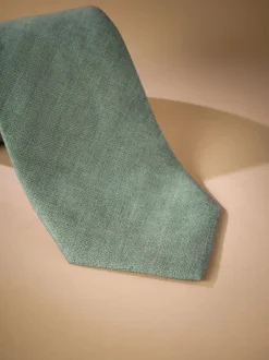 Next Vert clair - Signature Made In Italie Imprimé Mélange Look Cravate