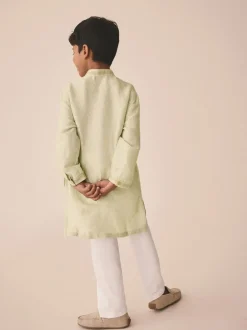Next Vert clair brodé - Kurta (3mths-16yrs) Sale