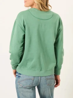 Fat Face Vert de jade - Sweat FatFace Crew New