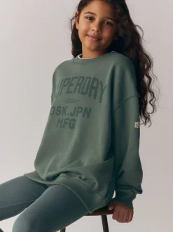 Superdry Vert délavé - ensemble Leggings Clearance