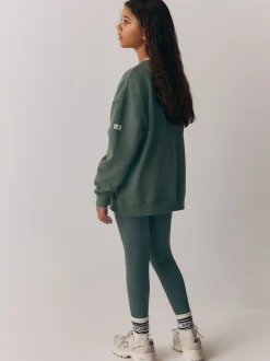 Superdry Vert délavé - ensemble Leggings Clearance