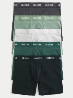 Hollister vert foncé - Lot de 5 boxers Online