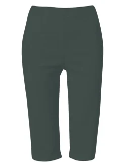 Roman - Short stretch longueur genoux vert foncé Outlet