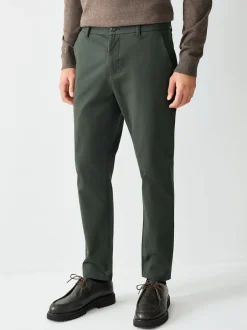 Next - Slim Fit (Slim Fit) - Pantalon chino stretch vert foncé