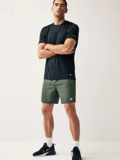 Next Vert kaki - 7 Inch - Short de sport Active Gym