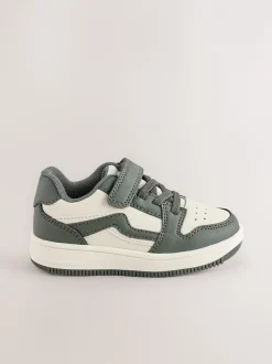 Next Vert kaki - Baskets à lacets élastiques à fermeture tactile Hot