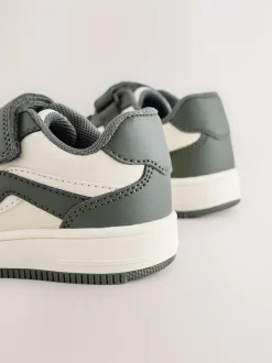 Next Vert kaki - Baskets à lacets élastiques à fermeture tactile Hot