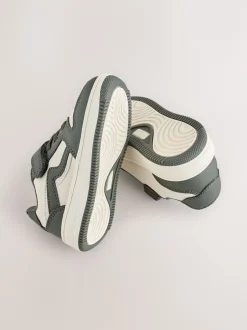 Next Vert kaki - Baskets à lacets élastiques à fermeture tactile Hot