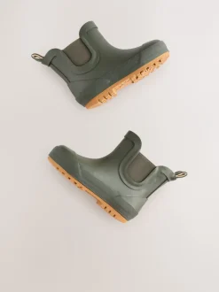 Next - Bottines en caoutchouc avec doublure chaude Vert kaki Best