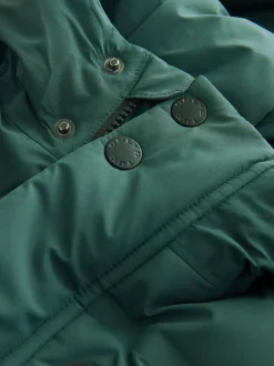 Next Vert kaki - Doudoune imperméable à Gamme longue doublée de polaire (3-17ans) Online