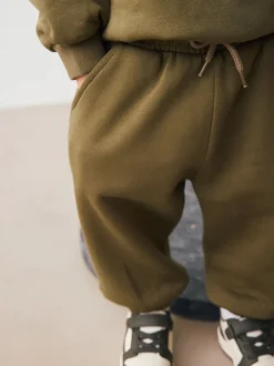 Next Vert kaki - Ensemble Sweat-shirt à capuche et Survêtement à slogan (3mois-7ans) New