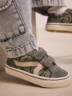 Next Vert kaki - Fermeture par contact Skate Trainers Hot