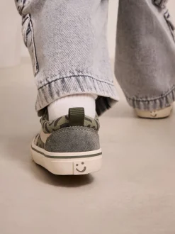 Next Vert kaki - Fermeture par contact Skate Trainers Hot