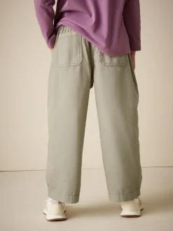 Next Vert kaki - Pantalon Barrel Pullon (3-16ans) Best