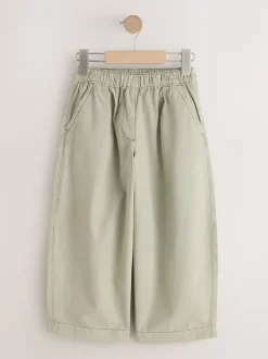 Next Vert kaki - Pantalon Barrel Pullon (3-16ans) Best