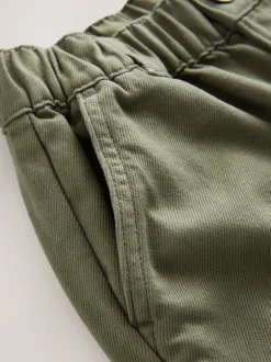 Next Vert kaki - Pantalon cargo en coton tissé en sergé (3-16ans) Hot