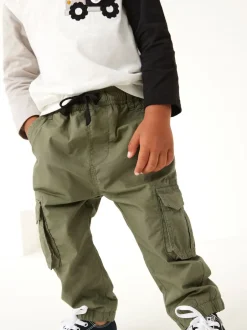 Next Vert kaki - Pantalon cargo doublé (3mths-7yrs) Best