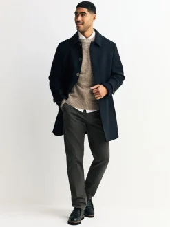 Next - Slim Fit (Slim Fit) - Pantalon chino stretch Vert kaki Discount