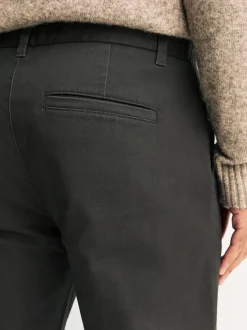 Next - Slim Fit (Slim Fit) - Pantalon chino stretch Vert kaki Discount