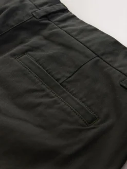 Next - Slim Fit (Slim Fit) - Pantalon chino stretch Vert kaki Discount