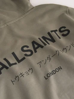 smALLSAINTS - Oversized Underground Pullover Sweat-shirt à capuche Vert kaki Best