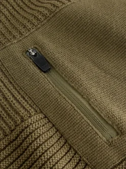 Next - Sweat-shirt à capuche en maille utilitaire (3-16ans) Vert kaki