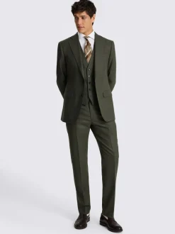 MOSS - Veste de costume Habillée Performance Vert kaki Online