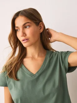 Next Vert kaki palmier - Ensemble pyjama short Sale