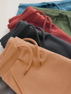 Next Vert kaki/bleu/rouge - Lot de 5 joggings (3mois-7ans) Outlet