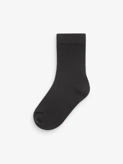 Next Vert kaki/gris - Paquet de chaussettes en coton riche à fines côtes 7 Sale